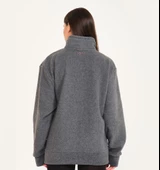 Nors Vanir Basic Yarım Fermuarlı Polar Sweatshirt Gri thumbnail 7