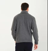 Nors Vanir Basic Yarım Fermuarlı Polar Sweatshirt Gri thumbnail 3