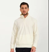 Nors Vanir Basic Yarım Fermuarlı Polar Sweatshirt Ekru thumbnail 1