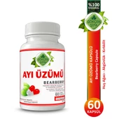 Ayı Üzümü Kapsül (Bearberry Capsule)  60 Adet thumbnail 1
