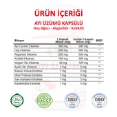 Ayı Üzümü Kapsül (Bearberry Capsule)  60 Adet thumbnail 3