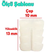 Şerit Dübel 10x13 Plastik M6 (25 ADET) thumbnail 2