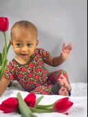 Flower Power Bebek Tulumu thumbnail 3