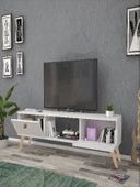 140 Cm Eda Beyaz Tv Ünitesi thumbnail 3