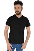 Erkek V Yaka Tişört Penye BGL-ST02801 thumbnail 1