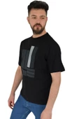 Erkek Baskılı Oversize Tişört 2378 BGL-ST02802 thumbnail 8