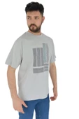 Erkek Baskılı Oversize Tişört 2378 BGL-ST02802 thumbnail 6