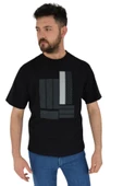 Erkek Baskılı Oversize Tişört 2378 BGL-ST02802 thumbnail 1