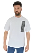Erkek Baskılı Oversize Tişört 2380 BGL-ST02803 thumbnail 4