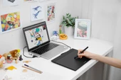 XP-Pen Deco Fun L Grafik Tablet Siyah thumbnail 4