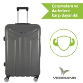 Vegmann Vela Antrasit Kabin Boy Valiz thumbnail 6