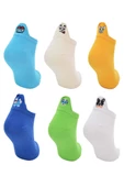 Flora Bayan 6 lı Emojili Bayan Patik Çorap - 36-40 thumbnail 7