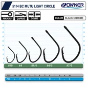 Owner 5114 Mutu Light Olta İğnesi Black Chrome thumbnail 3
