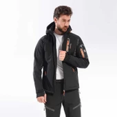 FreeCamp Eagle Softshell Ceket-SİYAH-TURUNCU thumbnail 1