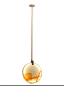 M-7106-25-1 25 CM ÇAP MERMER TEKLİ AVİZE thumbnail 1