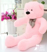 90 cm Papyonlu Peluş Ayıcık - % 100 YERLİ thumbnail 3
