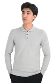 Cengiz İnler Polo Yaka Basic Erkek Triko Kazak thumbnail 1