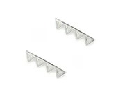 925 Ayar Gümüş Zikzak Earcuff Küpe thumbnail 7
