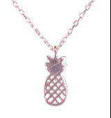 925 Ayar Gümüş Orta Ananas Kolye thumbnail 8