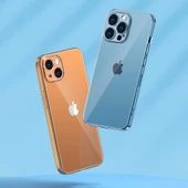 iPhone 14 Pro Max Kılıf Şeffaf Sert PC Vayt Kapak thumbnail 8