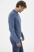 Selanik Örgü Basic Triko Kazak - Indigo thumbnail 3