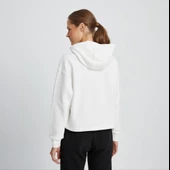 Ellesse Kadın Sweatshirt Kapüşonlu Ekru thumbnail 4