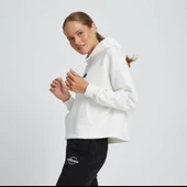 Ellesse Kadın Sweatshirt Kapüşonlu Ekru thumbnail 3