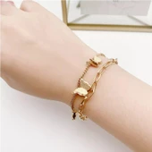 Kelebek Charm Çelik Bileklik Sns40038 thumbnail 4