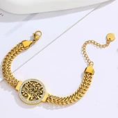 Hayat Ağacı Çelik Bileklik Sns400391 thumbnail 1