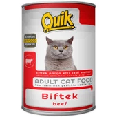 Quik Biftekli Kedi Konservesi 415 gr thumbnail 2