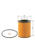 BOSCH 09864B7017 Yag Filtresi ( BMW M52-54 / E36-E38-E39-E46-E60-E61-E65-E66-X5 E53-X3 E83-Z4 E85 ) (WA441176) thumbnail 4