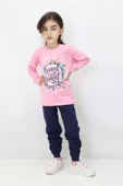 Kız Çocuk Baskılı Pijama Takımı thumbnail 4