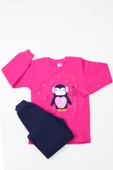 Kız Çocuk Baskılı Pijama Takımı thumbnail 11