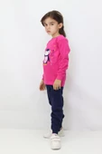 Kız Çocuk Baskılı Pijama Takımı thumbnail 8