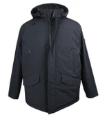 Büyük Beden Dolgulu Softshell Mont Antrasit thumbnail 1