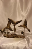 Kırlangıç Ebabil Kuşları Biblo Gold thumbnail 5