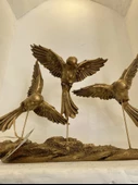 Kırlangıç Ebabil Kuşları Biblo Gold thumbnail 10