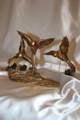 Kırlangıç Ebabil Kuşları Biblo Gold thumbnail 1
