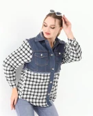 Kadın Yeni Model Kot Ceket 13386 thumbnail 3