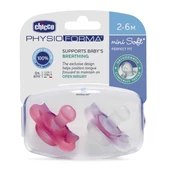 Chicco PhysioForma Mini Soft 2'li Emzik 2-6 Ay Kız thumbnail 1