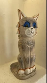 kağıt havluluk ahşap kedi figürlü thumbnail 3