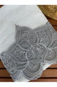 Melis ikili kadife havlu 50 × 90 thumbnail 3