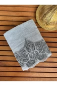 melis kadife havlu gri 50 × 90 thumbnail 1