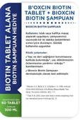 Bioxcin Biotin Tablet 5000 Mg Biotin Şampuan 300ml Hediye thumbnail 6