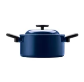 LOCK LOCK DECORE 20 CM DERIN TENCERE MAVI/NAVY thumbnail 1