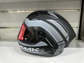Kask Smk MA261Stellar Bolt Mat Siyah/Gri thumbnail 1