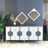 Elegant 171 Beyaz-Gold Konsol thumbnail 6