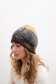 Peraluna HARMONY BEANIE Etnik Desen Kadın Triko Bere - Multi thumbnail 3