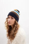Peraluna MELODY BEANIE Çizgili Bere Triko Şapka - Multi thumbnail 1
