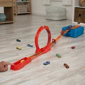HMC04 Hot Wheels Track Builder Alev Temalı Akrobasi Seti thumbnail 6
